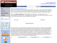 Tablet Screenshot of dripdatabase.com